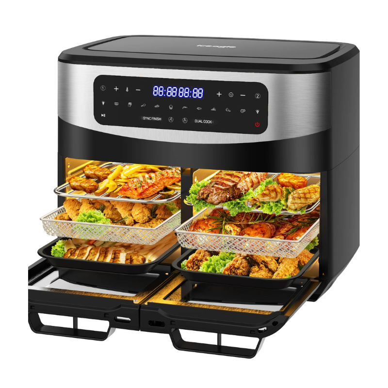 AIRFRYER | DOUBLE COMPARTIMENT 12L