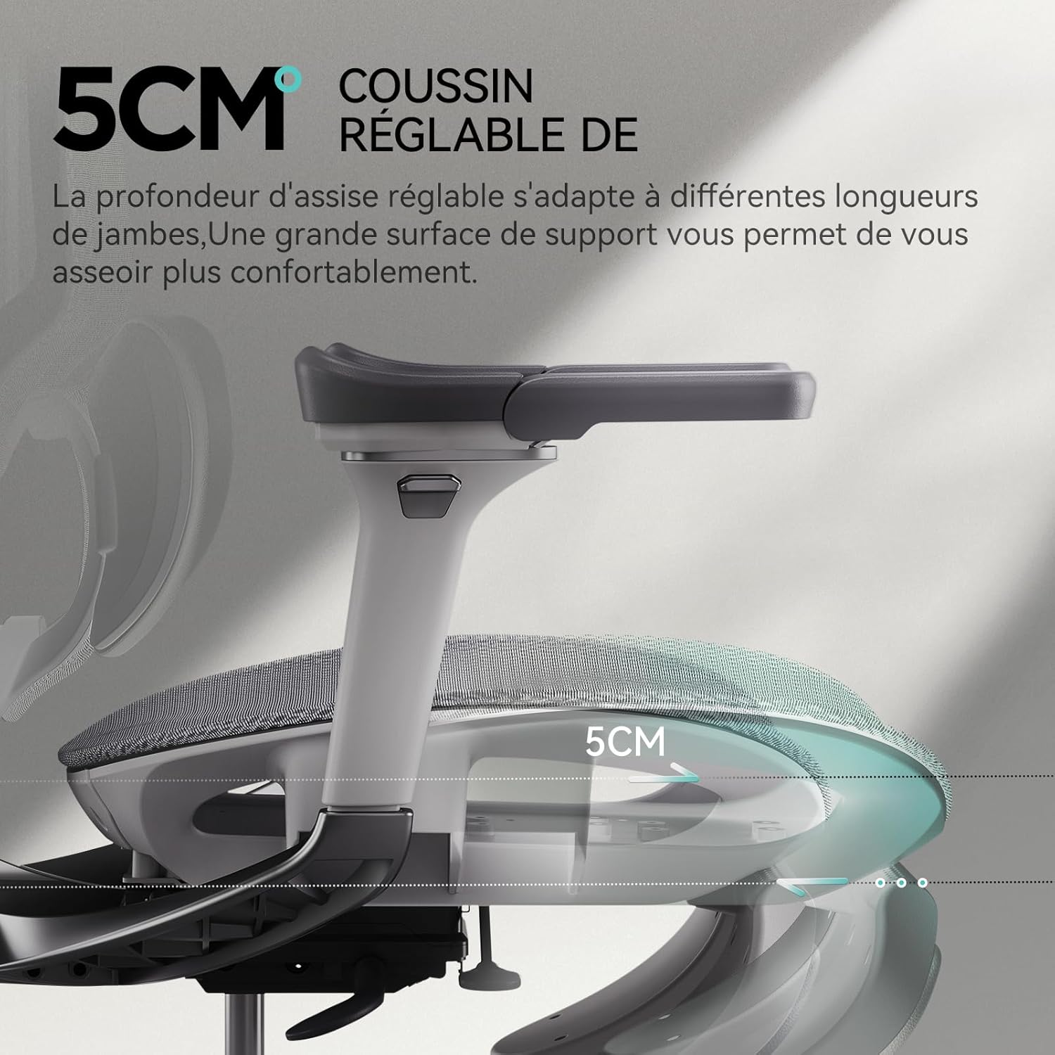 HomeLova | Chaise de bureau 3-en-1